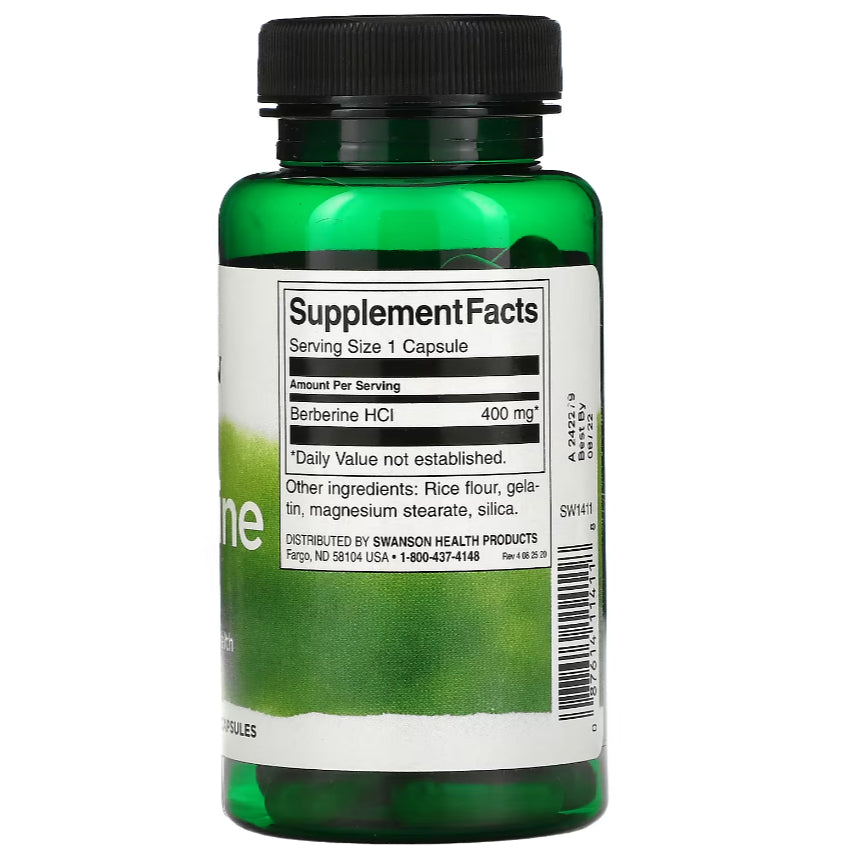 LowCostPh | Swanson, Berberine, 400 mg, 60 Capsules