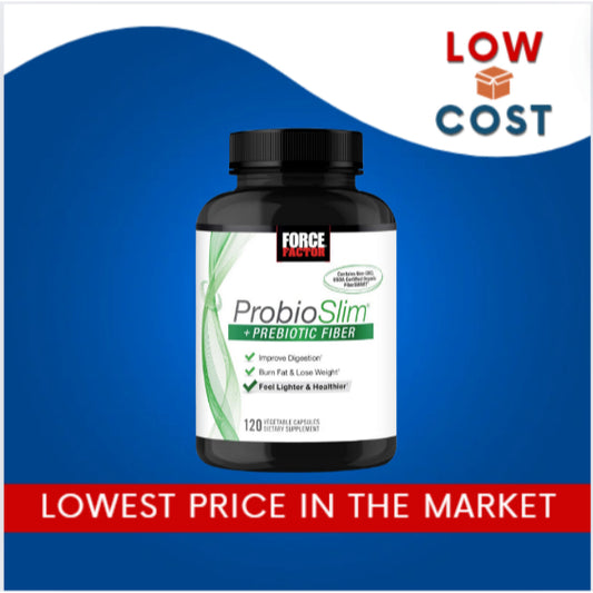 LowCost PH| Force Factor ProbioSlim + Prebiotic Fiber Weight Loss Supplement for Women and Men, 120c