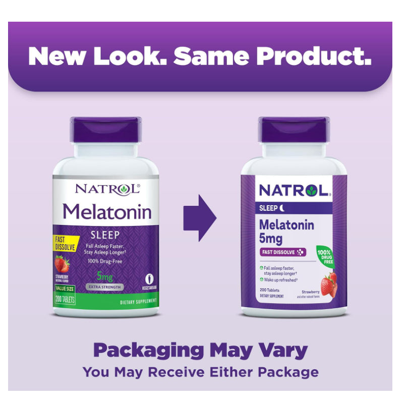 USAOnhand| Non Habit Sleep Melatonin 3mg for Adults Non GMO|Vegan|Vegetarian