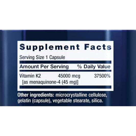 LowCostPH| Life Extension Mega Vitamin K2 High Potency for Strong Bones Daily Vitamin K2 Supplement