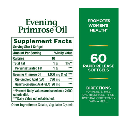 LowCostPH | Now Foods 21st Century Evening Primrose Oil 1000mg  N A T U R E s B O U N T Y