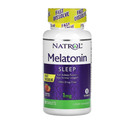 LowCostPH | Na Trol, Melatonin, Fast Dissolve, Time Release, Extra Strength, Strawberry,