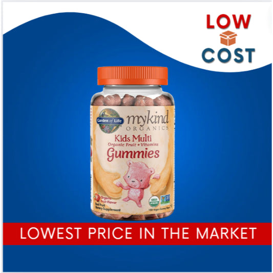 LowCostPH| Garden of Life, MyKind Organics, Kids Multi, Organic Fruit Flavor, 120 Vegan Gummy Bears