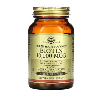 Low Cost PH | Solgar, Super High Potency Biotin, 10,000/5000/300 mcg, Vegetable Capsules