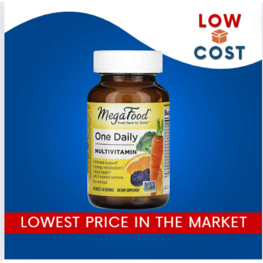 LowCostPh | MegaFood, One Daily Multivitamin, With 21 Essential Nutrients Plus Real Food Immune Supp