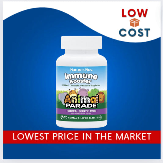LowCost PH| Natures Plus Animal Parade Immune Booster - Tropical Berry Flavor - 90 Animal-Shaped Che