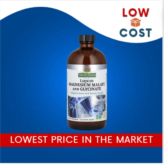 LowCost PH| Nature's Answer, Liquid Magnesium Malate and Glycinate, 16 fl oz (480 ml) Support Health