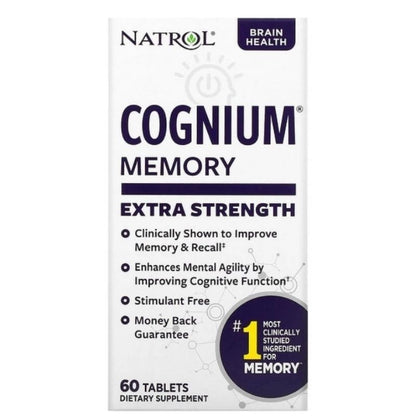 LowCostPH| Na Trol,Cognium Memory, Extra Strength, 200 mg, 60 Tablets