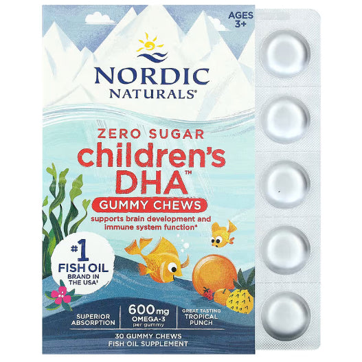 LowCostPH | Nordic Naturals Childrens DHA Xtra Ages 3-6 Berry Babys DHA. Brain Development Support