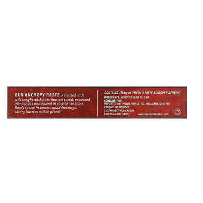 GrocerFarmer | Crown Prince Natural, Anchovy Paste, Kipper Snacks, Flat Anchovies In Pure Olive,