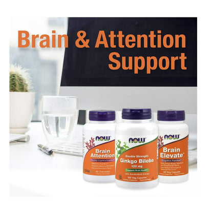 LowCostPH | Now Foods, Brain Attention Brain Elevate Cognitive Support