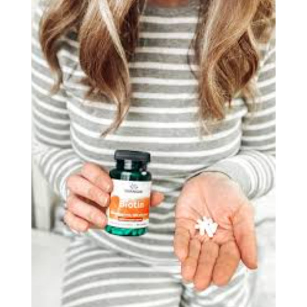 Swanson Ph | Swanson, Biotin, 5000mcg, 10,000mcg, Time-Release, Natural Cherry, Hair, Skin & Nails