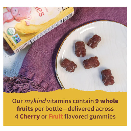 LowCostPH| Garden of Life, MyKind Organics, Kids Multi, Organic Fruit Flavor, 120 Vegan Gummy Bears