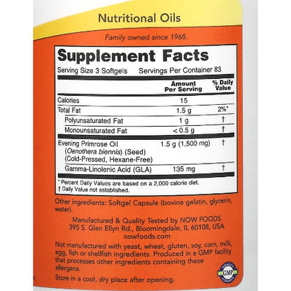 LowCostPH | Now Foods 21st Century Evening Primrose Oil 1000mg  N A T U R E s B O U N T Y