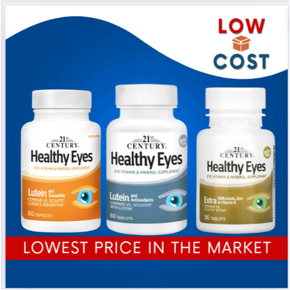 LowCostPh | 21st Century Healthy Eyes, Extra With Lutein Zinc & Vitamin B Lutein with Antioxidant