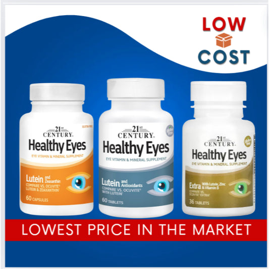LowCostPh | 21st Century Healthy Eyes, Extra With Lutein Zinc & Vitamin B Lutein with Antioxidant