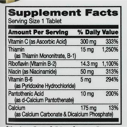 LowCostPh | 21st Century, B-100 B-50 Complex, Prolonged Release, B-12 1,000 mcg Tablets