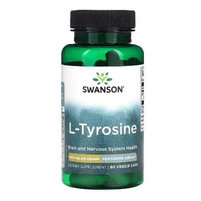 LowCost PH| Swanson, L-Tyrosine, 500 mg, 60 Veggie Caps
