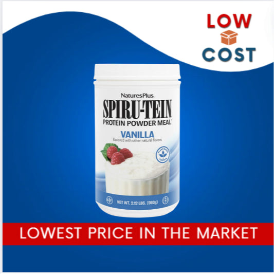 LowCost PH| NaturesPlus, Spiru-Tein, Protein Powder Meal, Vanilla, 2.12 lbs (960 g)
