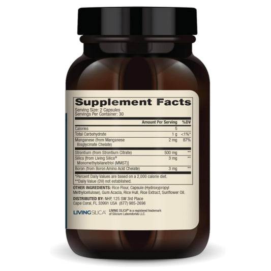 LowCost PH| Dr. Mercola Bone Support with Strontium & Boron, 30 Servings (60 Capsules), Dietary Supp