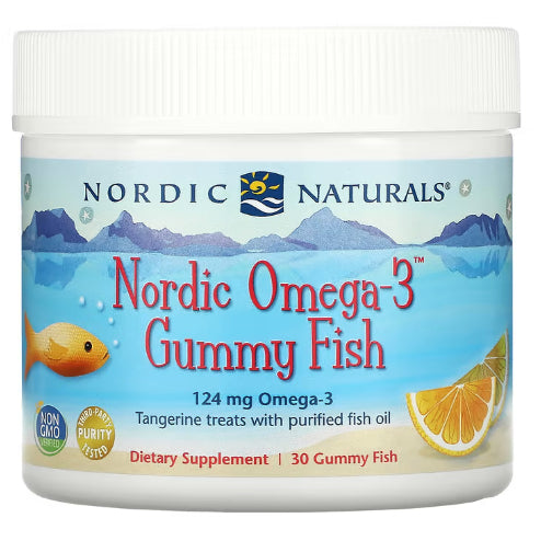 LowCostPh | Nordic Naturals, Nordic Omega-3 Gummies, Tangerine, 82 mg, Fishes Gummies | MultiVitamin