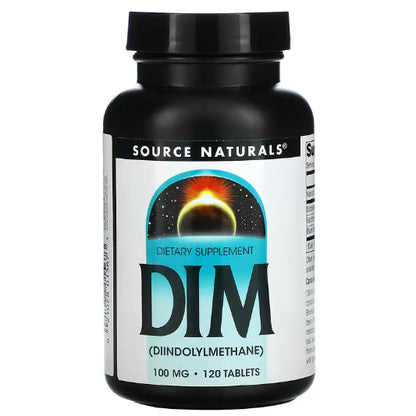 LowCostPh | Nature's Way, DIM-plus, Estrogen Metabolism, Veg Cap, Source Naturals, DIM, 200mg, 100mg