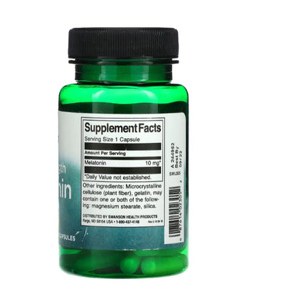 LowCostPH | Swanson, Triple Strength Melatonin, 10mg, 5mg, 5htp Encourages Healthy Sleep Pattern