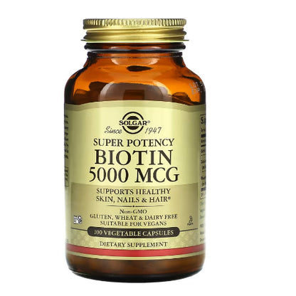 Low Cost PH | Solgar, Super High Potency Biotin, 10,000/5000/300 mcg, Vegetable Capsules