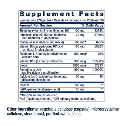 LowCostPH | Doctor's Best Fully Active B Complex, Non-GMO, Gluten| B12 |BioActive Complete B Complex