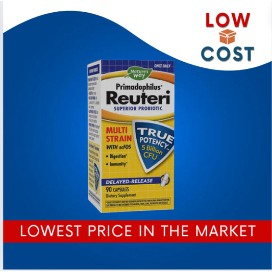 LowCostPh | Nature's Way, Primadophilus Reuteri, 5 Billion CFU, 90 Capsules
