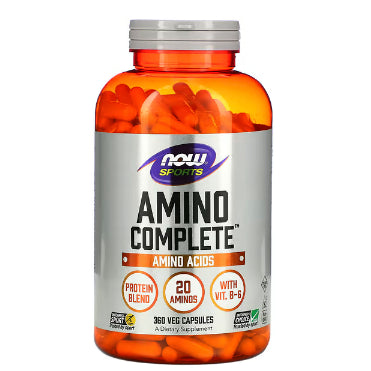 LowCostPH | Now foods, Sports, Amino Complete, 360 Veg Capsules, Pre & Post Workout Recovery