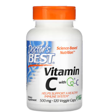 LowCostPh | Doctor's Best, Vitamin C with Q-C, 500mg, 1,000 mg, 120 | 360 Veggie Caps, Powder 250g