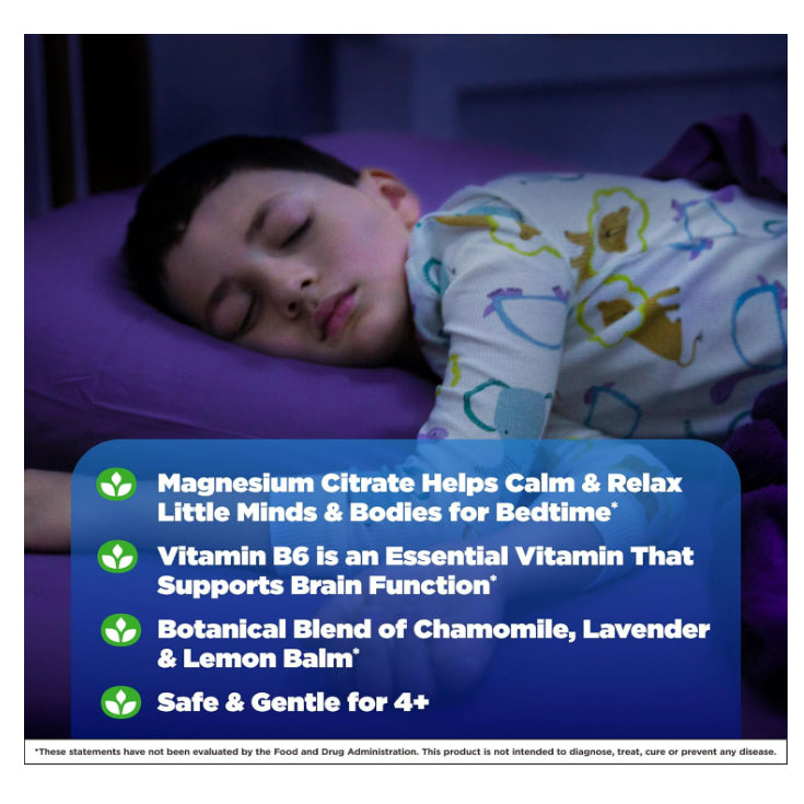 LowCostPH| Kids Sleep Gummies Melatonin 1mg - Vegan, Gluten  Sugar-Free & Soothing Night, Magnesium