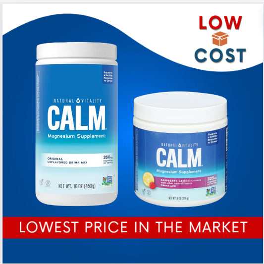 Low Cost PH | Natural Vitality, CALM, The Anti-Stress Drink Mix,  Anti Stress Drinks Powder.