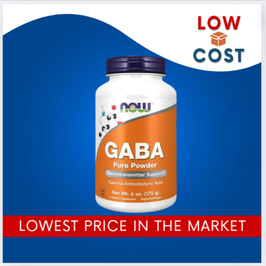 LowCOstPH| NOW Supplements, GABA (Gamma-Aminobutyric Acid) Powder, Neurotransmitter Support
