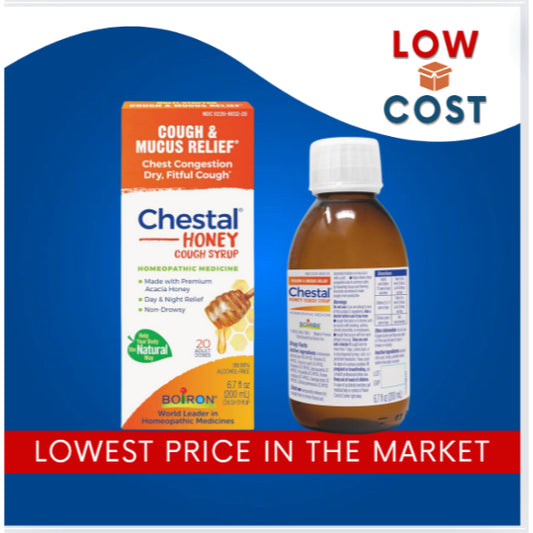 Lowcostph | Boiron, Chestal Adult, Honey, Cough & Chest Congestion, 6.7 fl oz for  2+ Kids & Adult