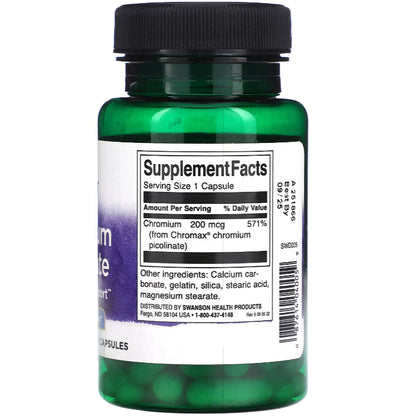 LowCost PH| Swanson, Chromium Picolinate, 200 mcg, 100 Capsules