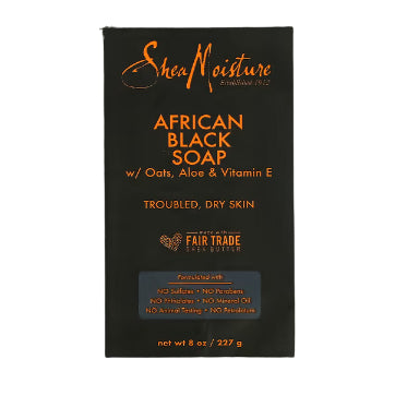 Lowcostph | SheaMoisture, African Black Bar Soap with Oats, Aloe & Vitamin E, 8 oz (227 g)