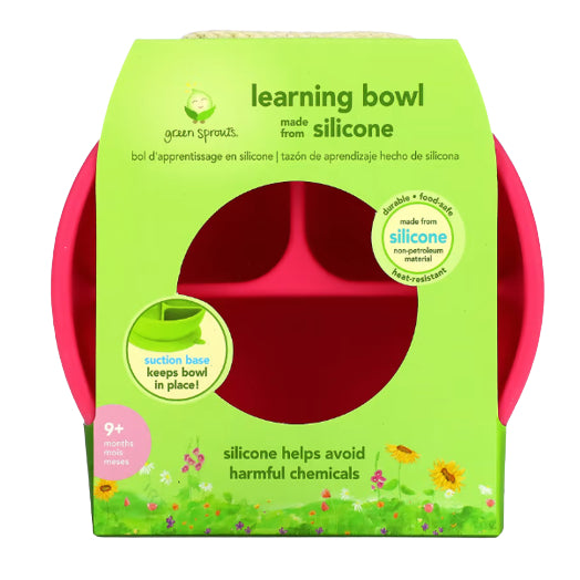 LowcostPh | Green Sprouts, Learning Bowl, 9+ Months, Navy, 1 Bowl