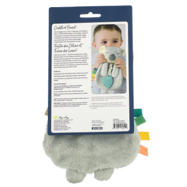 Lowcsotph | itzy ritzy, Itzy Lovey, Plush Lovey with Silicone Teether, 0+ Months, Koala, 1 Teether