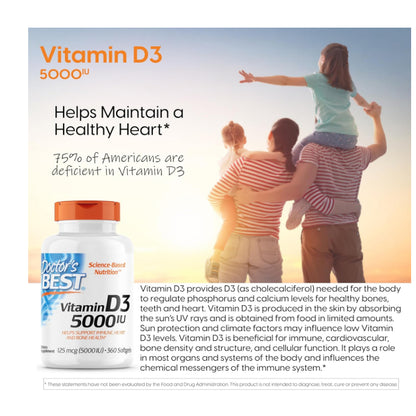 LowCostPH | Doctor's Best, Vitamin D3 ( Bone, Joint & Cartilage )