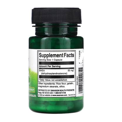 SwansonPh | Swanson, DHEA, 10 mg, 25 mg, 50 mg, 100 mg, 7-Keto, Pregnenolone Hormone Balance