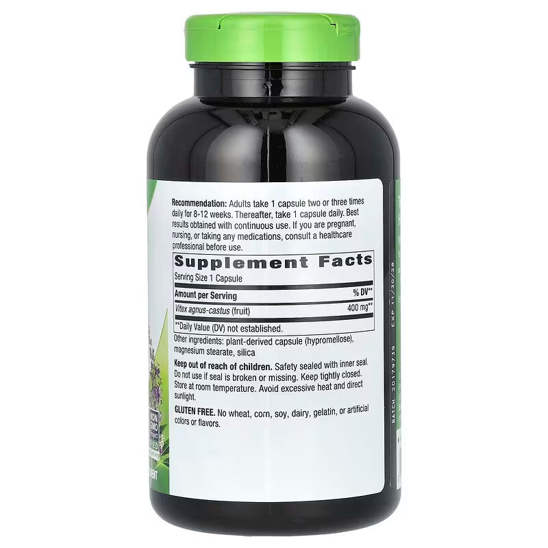 Nature's Way, Vitex Fruit, 400 mg
