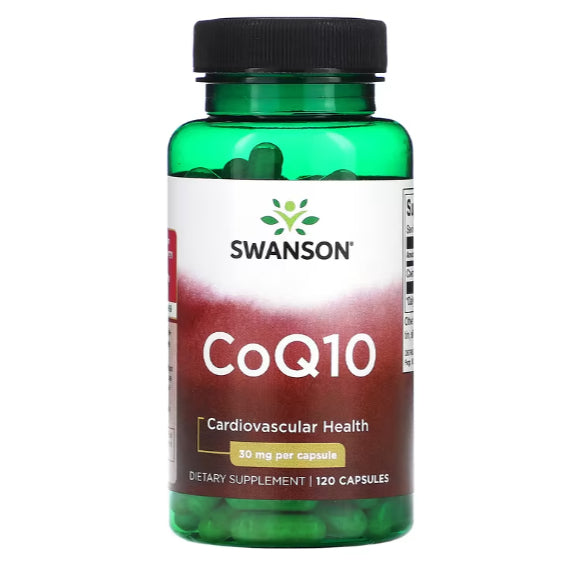 Swanson Ph | Swanson, CoQ10, 10mg, 30mg, 100mg, 120mg, 200mg, w/ Tocotrienols, Cardiovascular Health