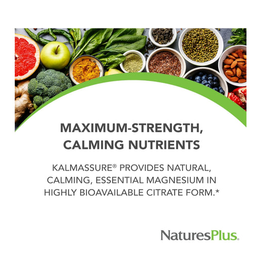 LowCOstPH| NaturesPlus KalmAssure Magnesium Powder - 1.15 lb - Supports Nerve & Muscle Relaxation