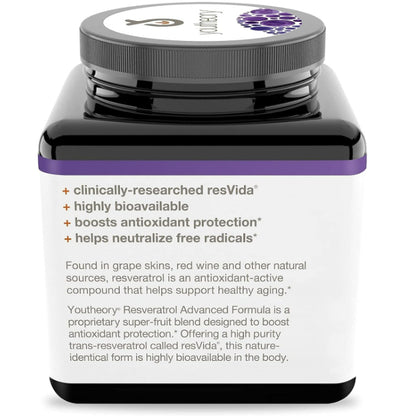 LowCostPH| Youtheory, Resveratrol, 160 Tablets