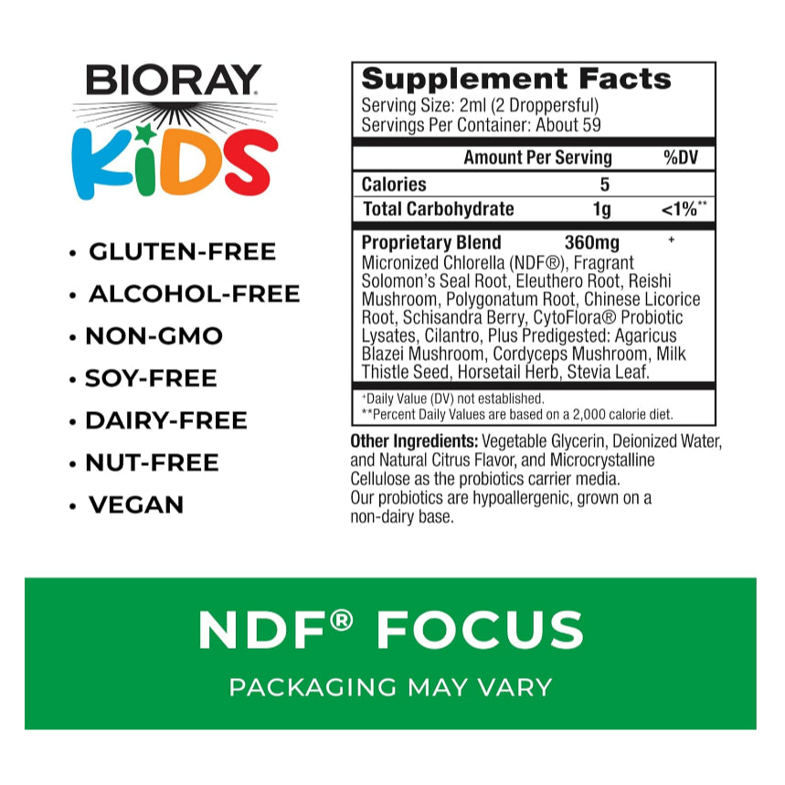 LowCostPh | Bioray, Kids, NDF, Tummy, Sleepy, Happy, Calm, Popper, 2 fl oz | 4 fl oz