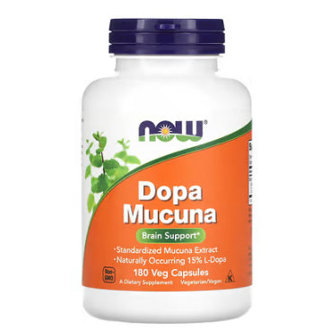 LowCostPh | NOW Foods, Dopa Mucuna, 90 Veg Capsules | 180 Veg Capsules, Brain Support, Non-GMO