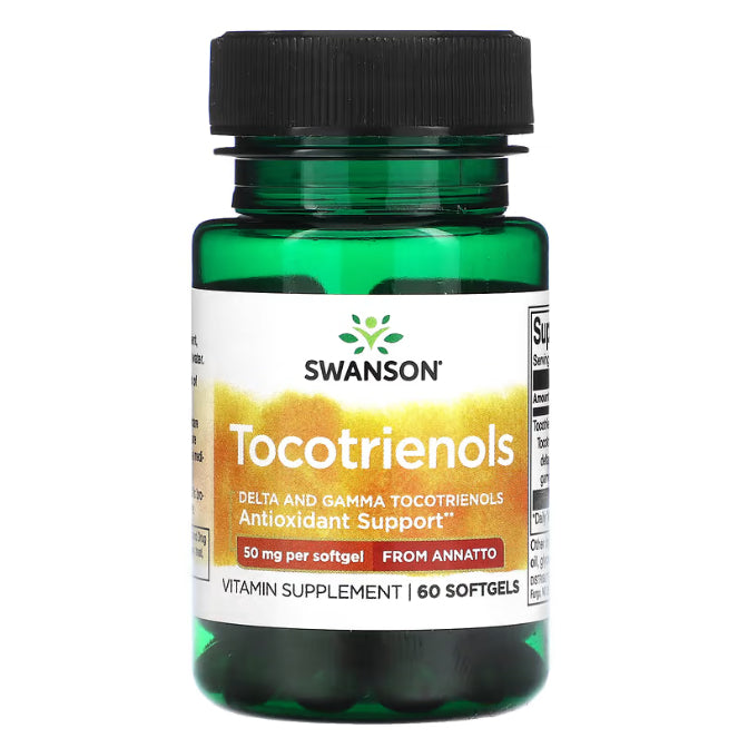 Swanson Ph | Swanson, Tocotrienols 50 mg, Double Strength, 100 mg, Antioxidant & Essential Nutrient