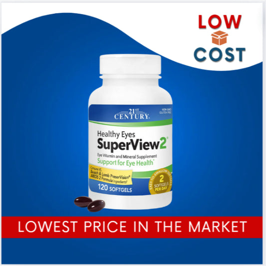LowCostPH| 21st Century, Healthy Eyes SuperView2™, 120 Softgels